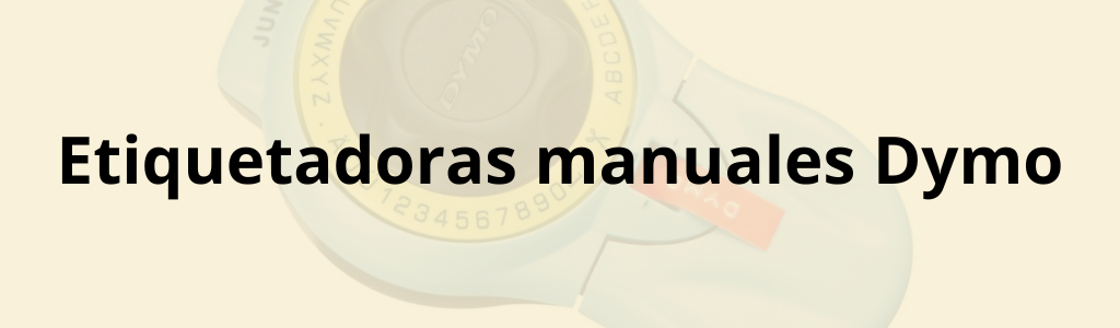 Etiquetadoras manuales Dymo