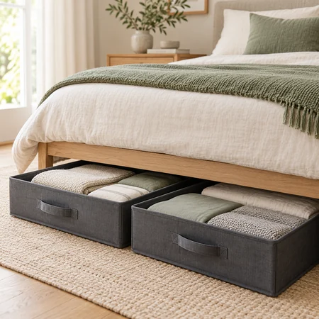 Caja de almacenaje bajo cama