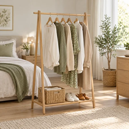 Perchero para dormitorio